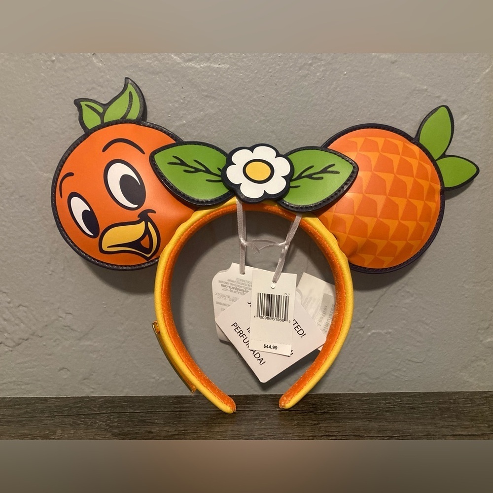 Loungefly 2025 Epcot Flower and Garden Orange Bird Headband - Picture 3 of 11